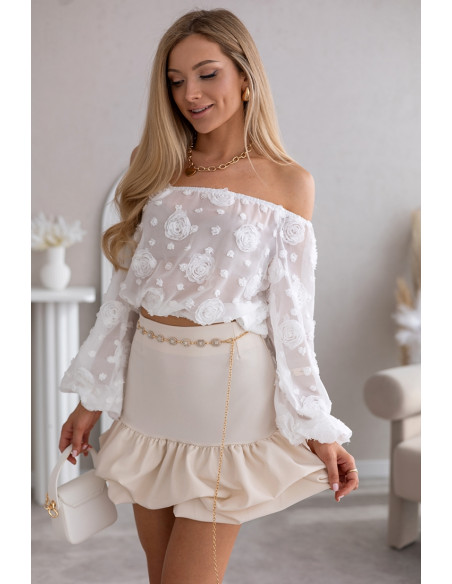 Bluzka Hiszpanka Flora Ekri