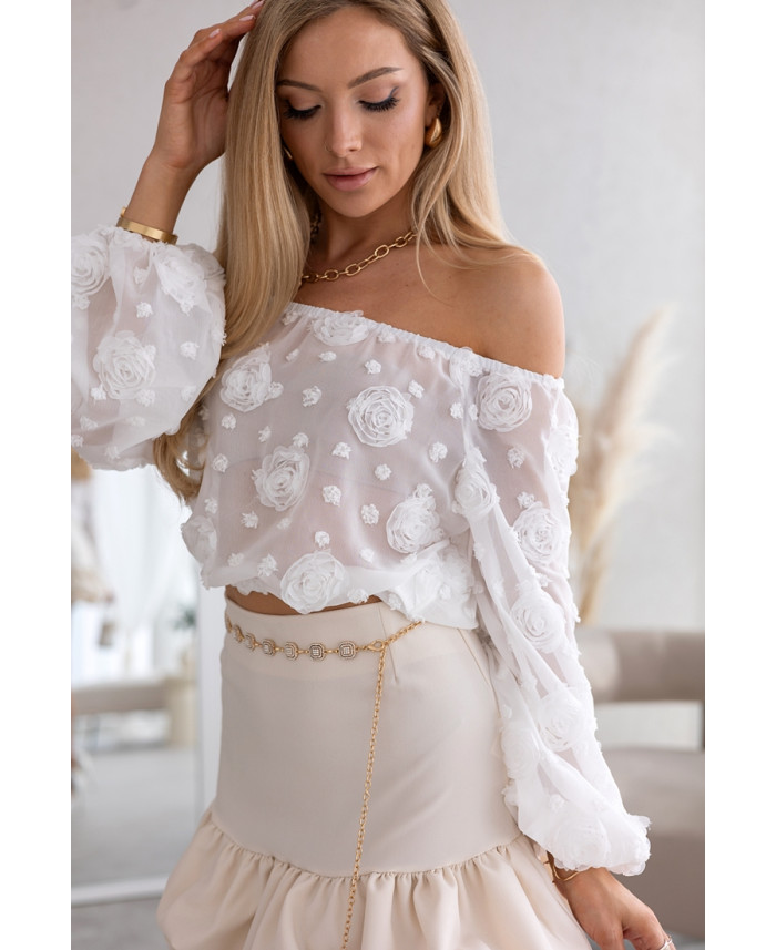 Bluzka Hiszpanka Flora Ekri