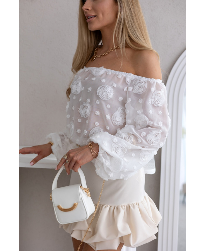 Bluzka Hiszpanka Flora Ekri