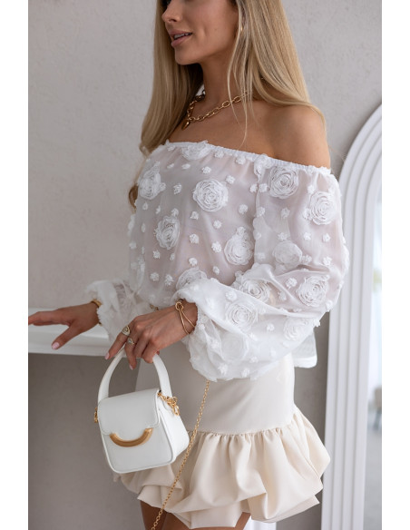 Bluzka Hiszpanka Flora Ekri