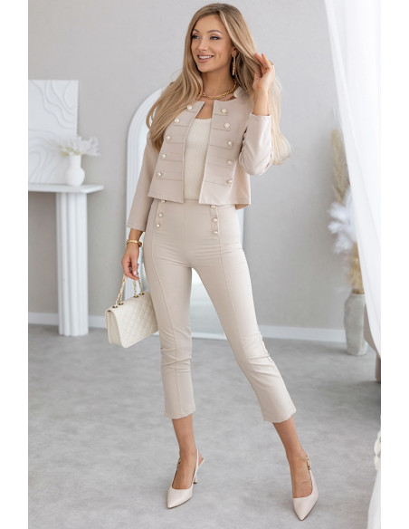 Spodnie Reem Beżowe