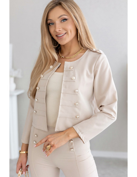 Żakiet Reem Beżowy