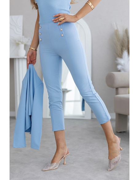 Spodnie Reem Błękitne