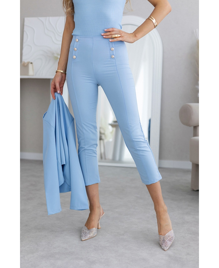 Spodnie Reem Błękitne