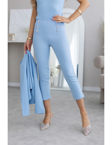 Spodnie Reem Błękitne