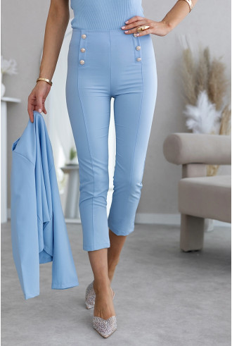 Spodnie Reem Błękitne