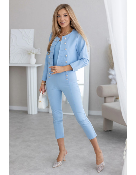 Spodnie Reem Błękitne