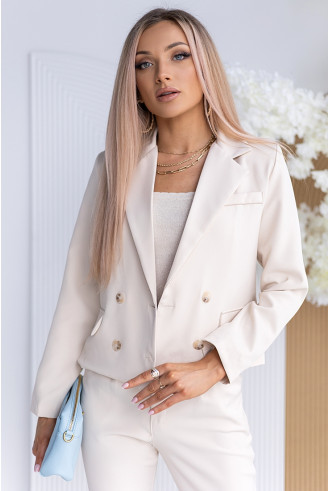 Żakiet Scara Beżowy 2