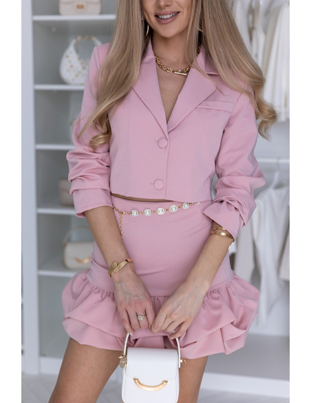 Komplet Morre Różowy