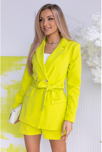 Żakiet Milos Limonkowy