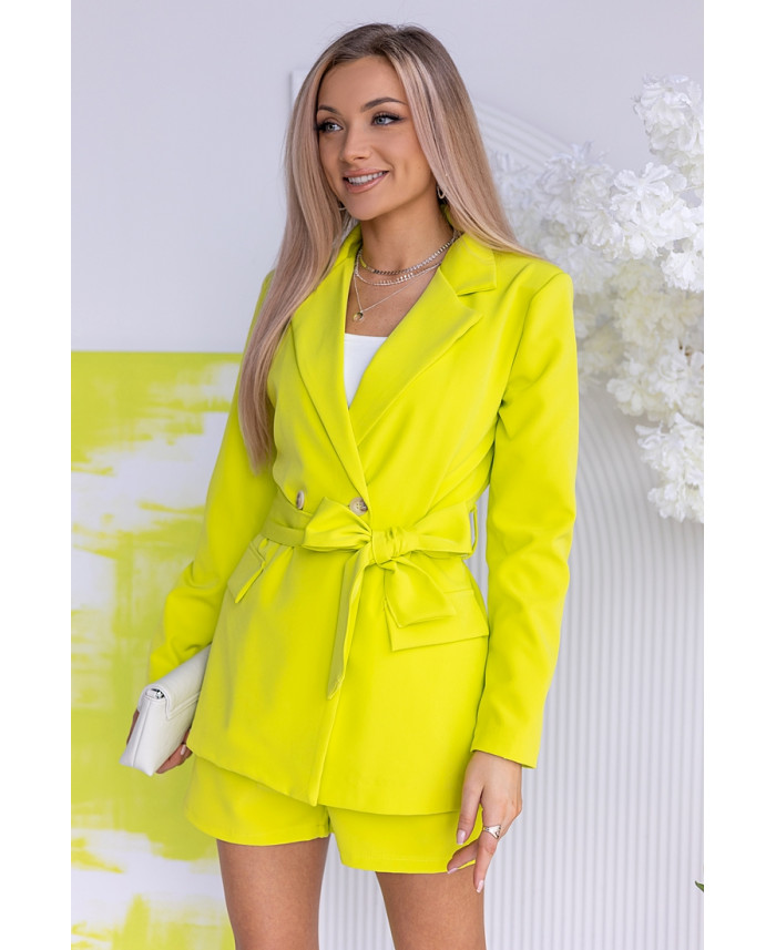 Żakiet Milos Limonkowy