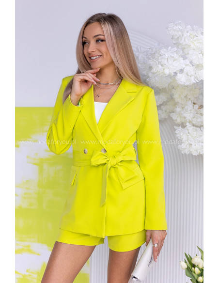 Żakiet Milos Limonkowy