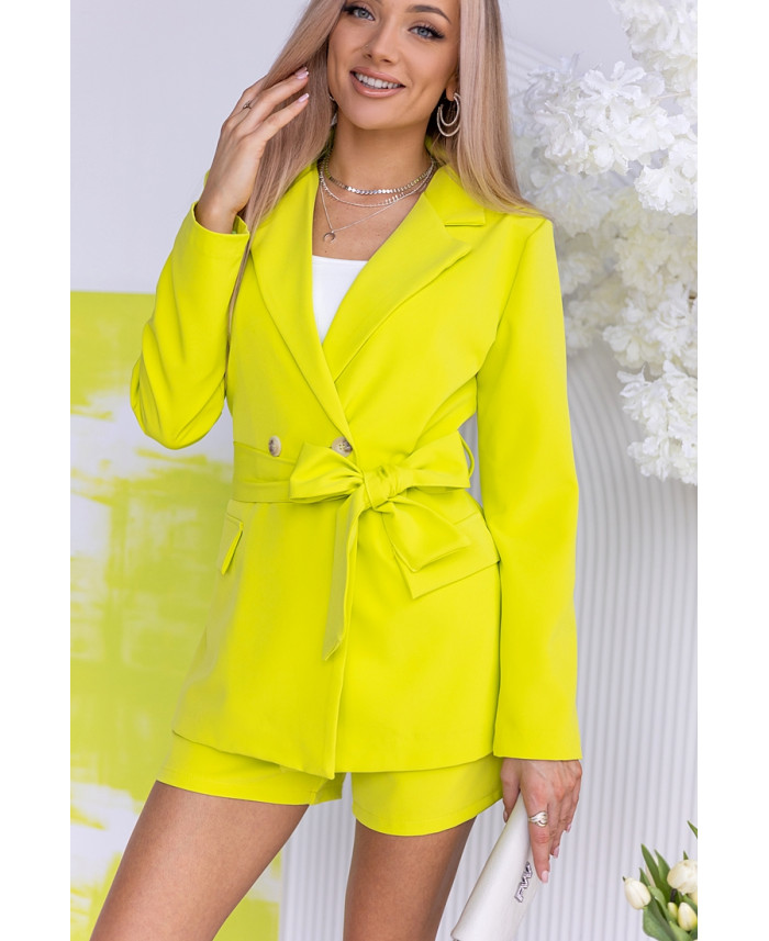 Żakiet Milos Limonkowy