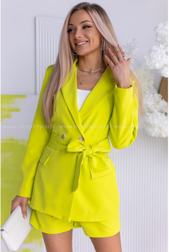 Żakiet Milos Limonkowy 2