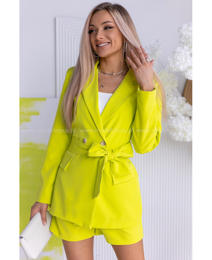 Żakiet Milos Limonkowy