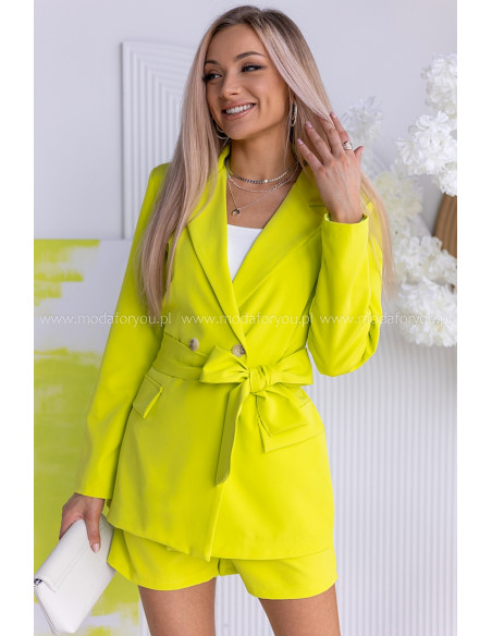 Żakiet Milos Limonkowy