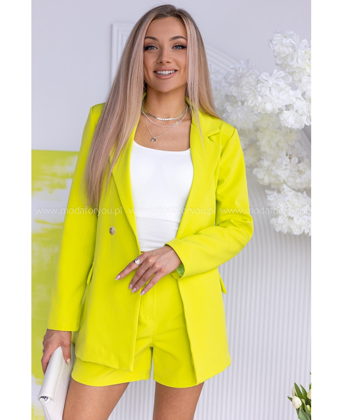 Żakiet Milos Limonkowy