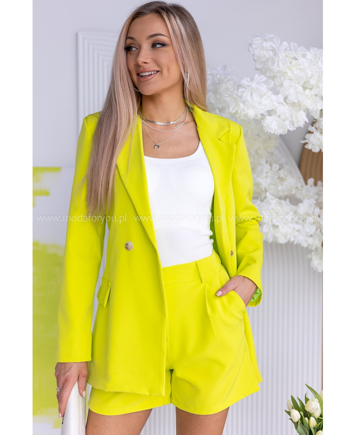 Żakiet Milos Limonkowy