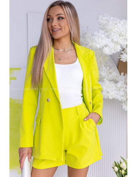 Żakiet Milos Limonkowy