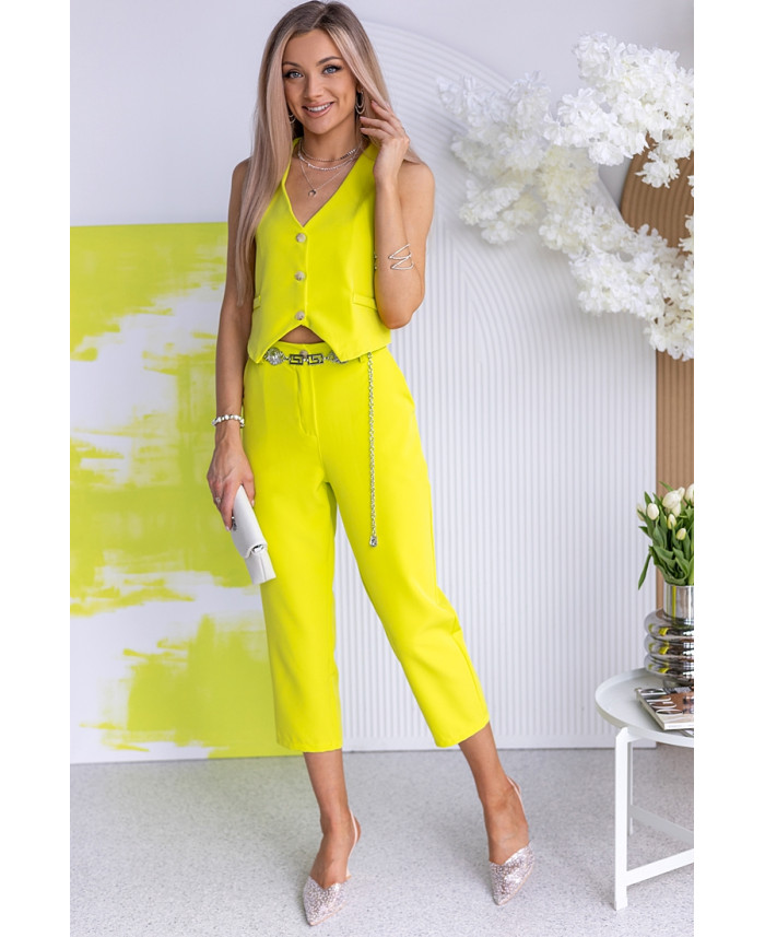 Spodnie Milos Limonka