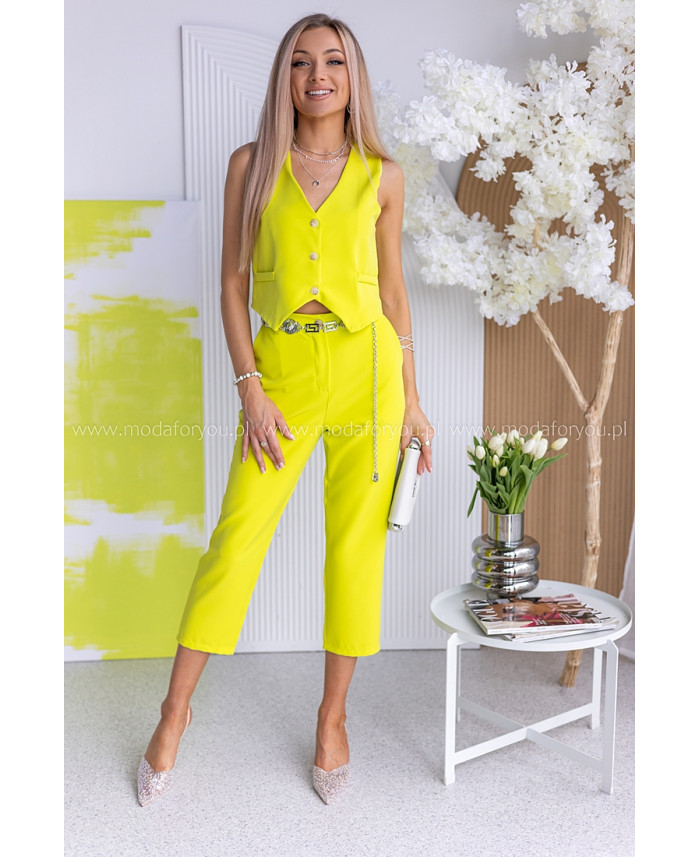 Spodnie Milos Limonka