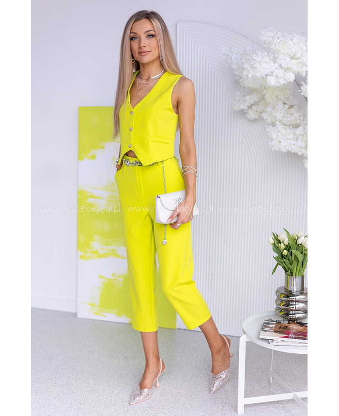 Spodnie Milos Limonka