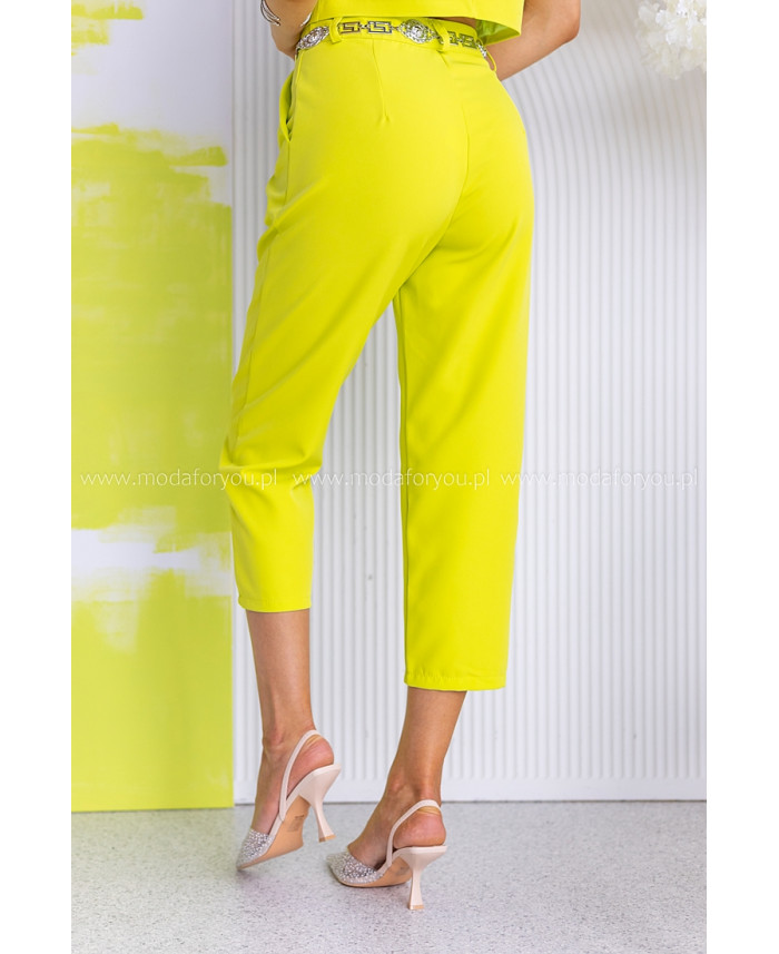 Spodnie Milos Limonka