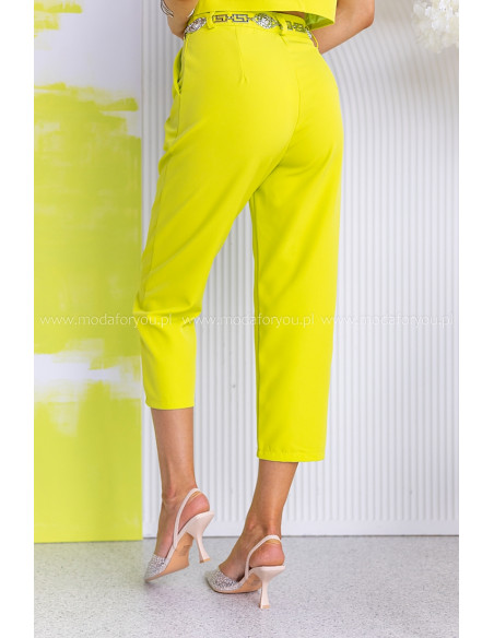 Spodnie Milos Limonka