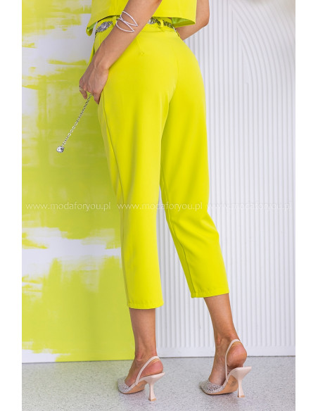 Spodnie Milos Limonka