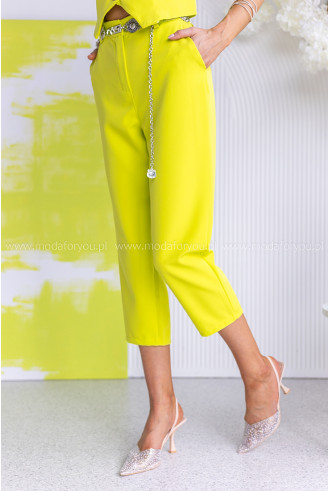 Spodnie Milos Limonka 2