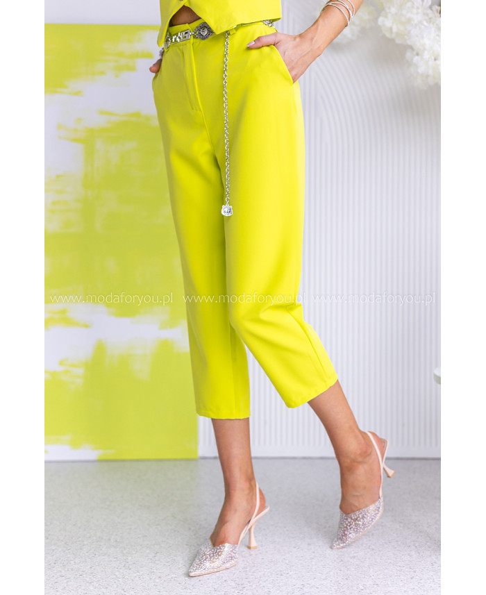 Spodnie Milos Limonka