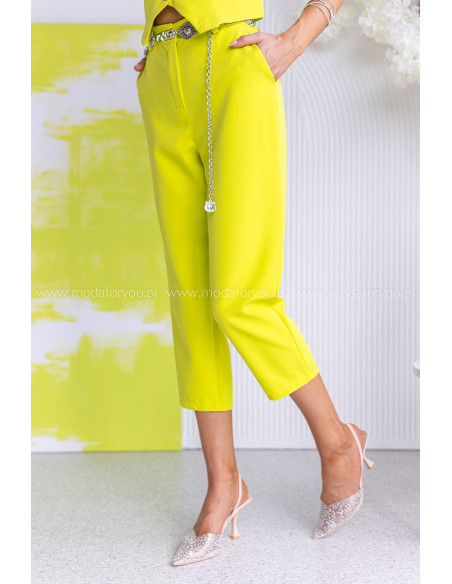 Spodnie Milos Limonka