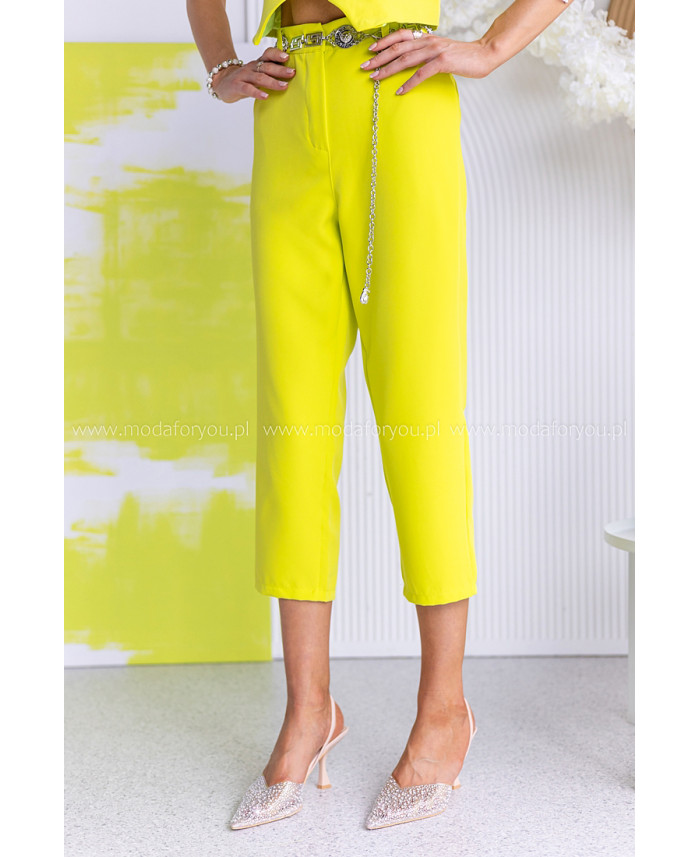 Spodnie Milos Limonka