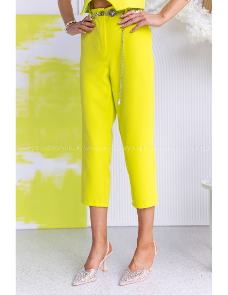 Spodnie Milos Limonka
