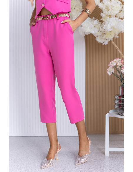 Spodnie Milos Fuksja