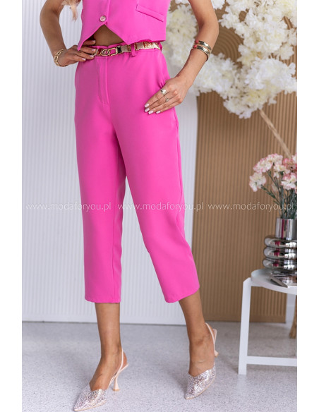 Spodnie Milos Fuksja