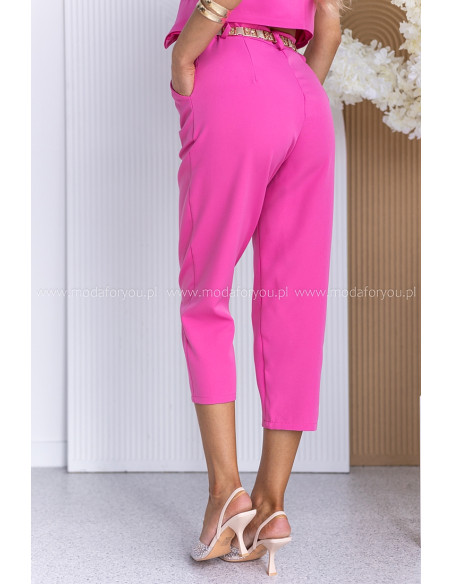 Spodnie Milos Fuksja