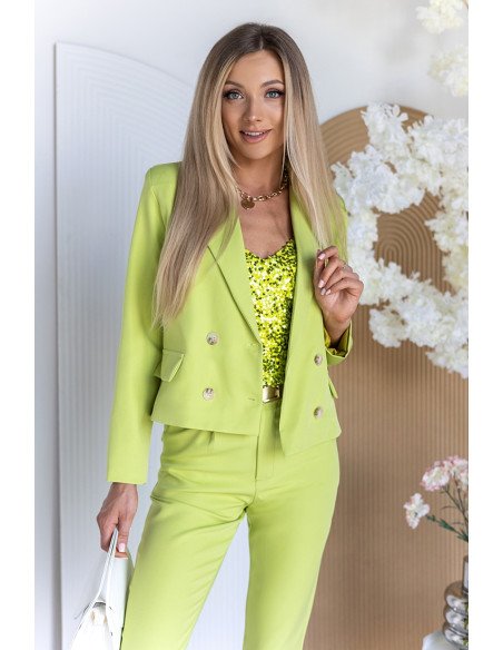 Żakiet Scara Limonkowy