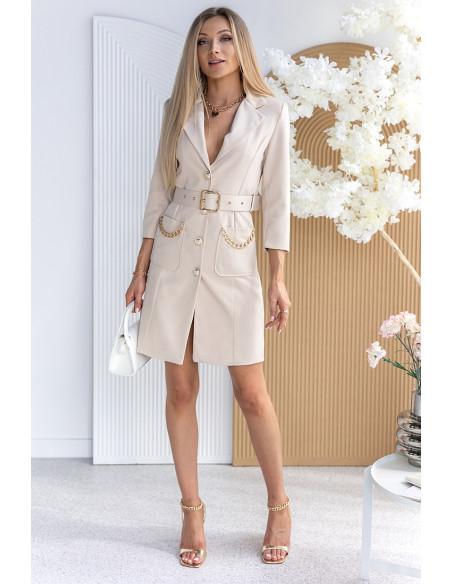 Sukienka Jordii Beżowa