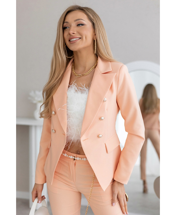 Komplet Somi Brzoskwiniowy