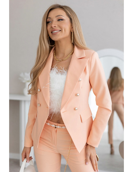 Komplet Somi Brzoskwiniowy