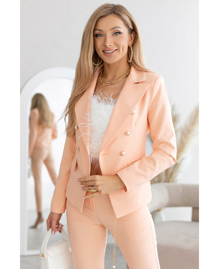 Komplet Somi Brzoskwiniowy