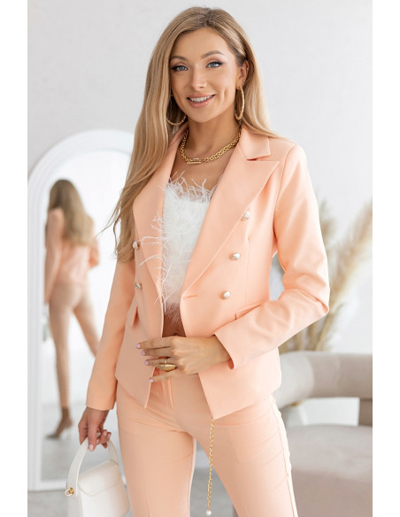 Komplet Somi Brzoskwiniowy