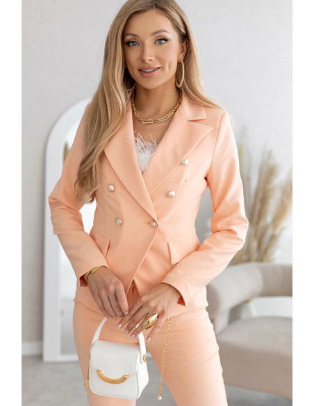 Komplet Somi Brzoskwiniowy