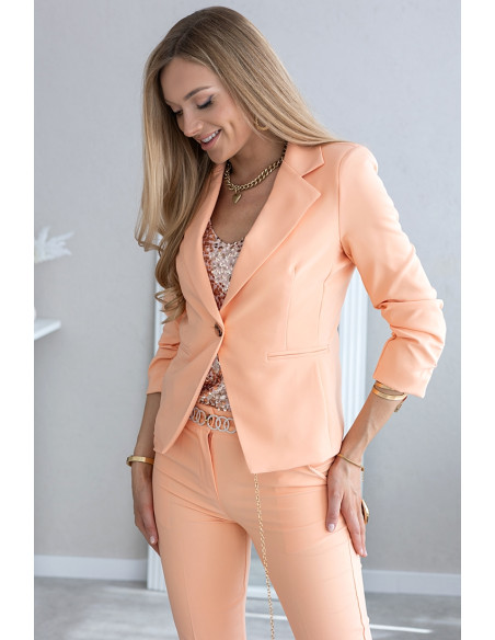 Komplet Iren Brzoskwiniowy