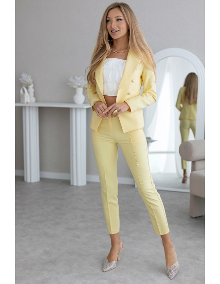 Komplet Somi Żółty