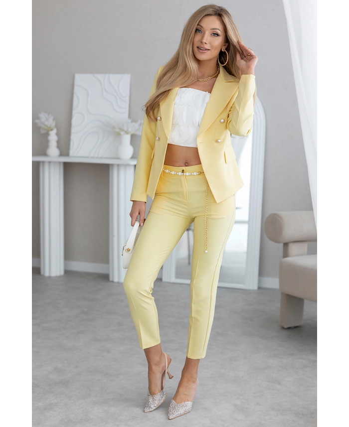 Komplet Somi Żółty