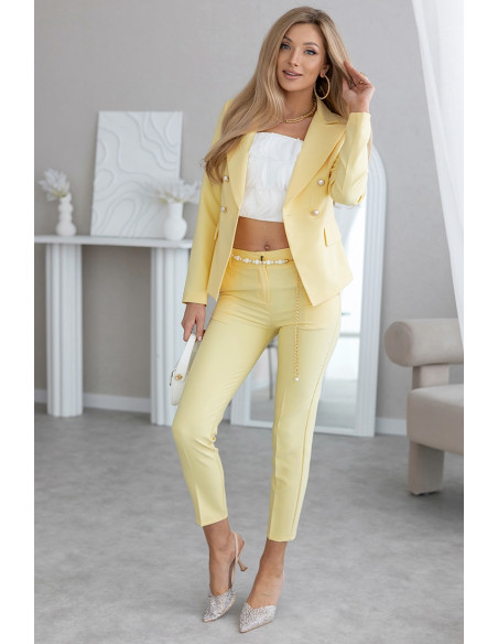 Komplet Somi Żółty