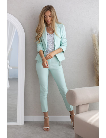 Komplet Iren Miętowy