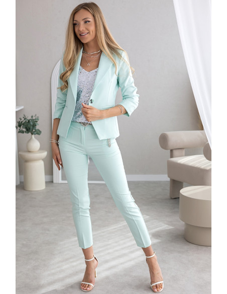 Komplet Iren Miętowy